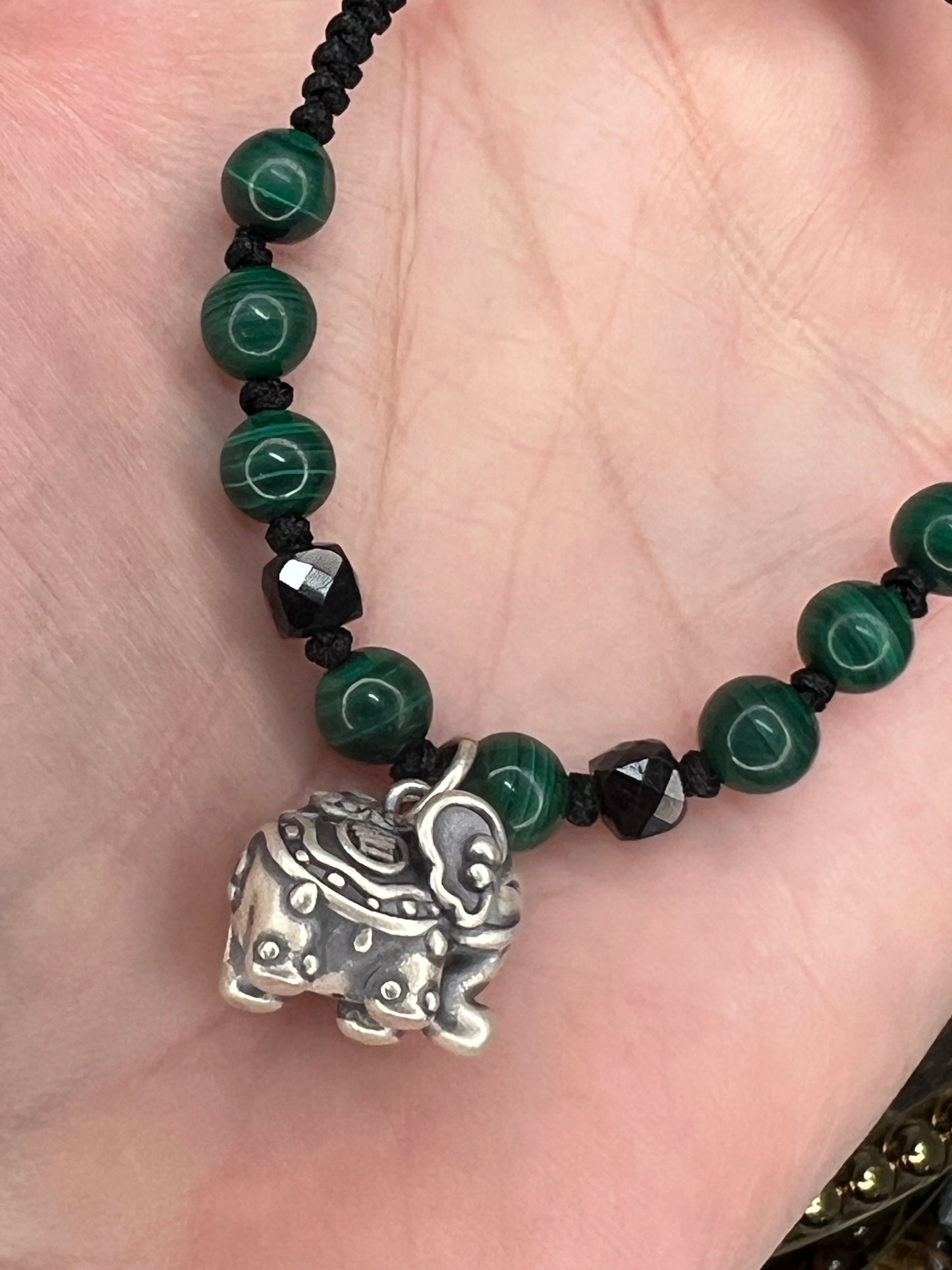 elephant double bracelet