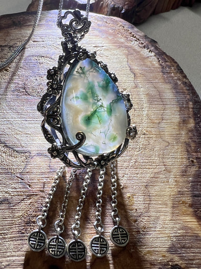 Moss Agate Pendant