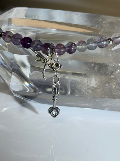 The Achiever Collection: Fluorite Dragonfly Necklace
