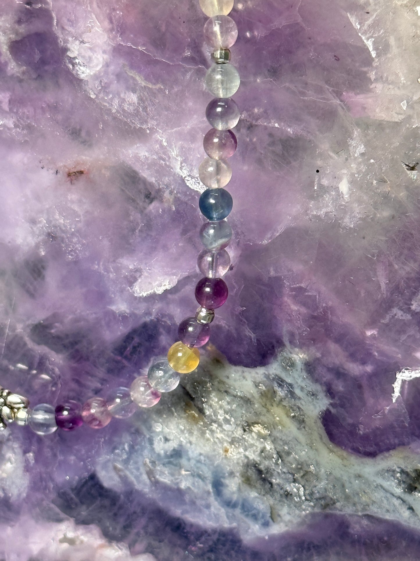 The Achiever Collection: Fluorite Dragonfly Anklet