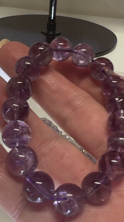 Crackled Amethyst Bracelets